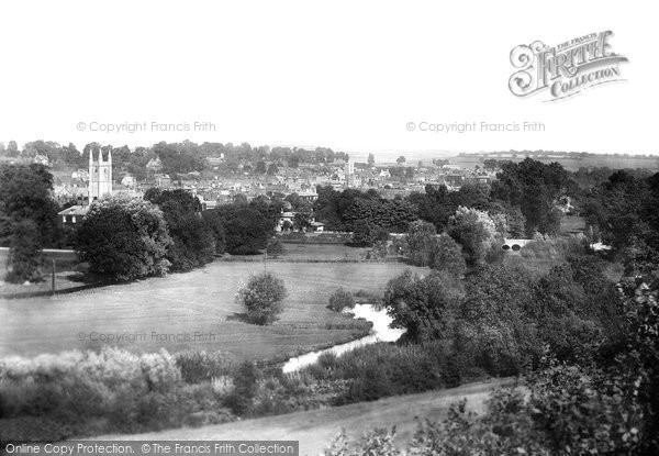 Photo of Marlborough, From Granham Hill 1901