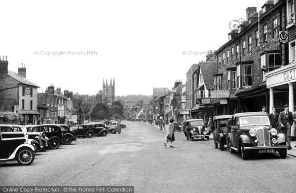Photo of Marlborough, High Street And St Peter's c.1950