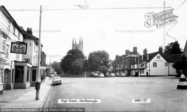 Photo of Marlborough, High Street c.1965