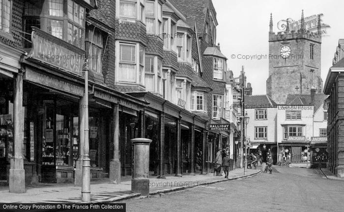 Photo of Marlborough, High Street Shops 1923