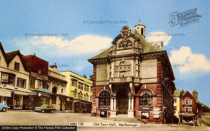 Photo of Marlborough, Old Town Hall c.1965
