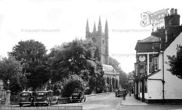 Photo of Marlborough, St Peter's Church c.1955