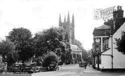 St Peter's Church c.1955, Marlborough