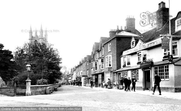 Photo of Marlborough, St Peter's Church, High Street 1907