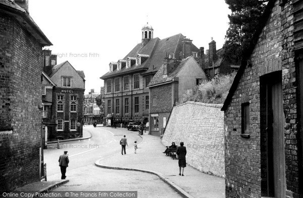 Photo of Marlborough, The Entrance To The Town From New Road c.1950