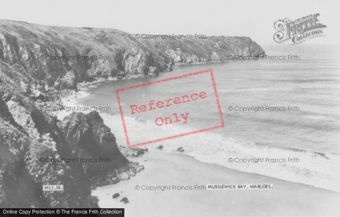 Photo of Marloes, Musselwick Bay c.1960