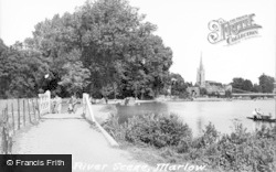 A River Scene c.1955, Marlow