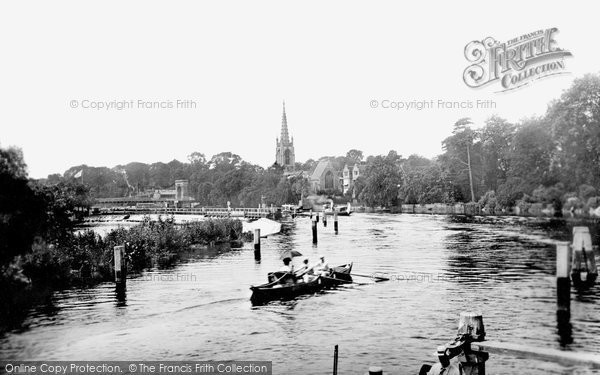 Photo of Marlow, All Saints Church And The River Thames 1890
