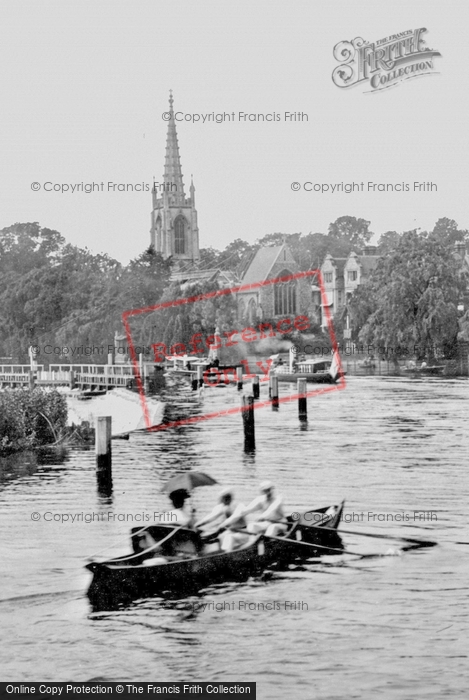 Photo of Marlow, All Saints Church And The River Thames 1890