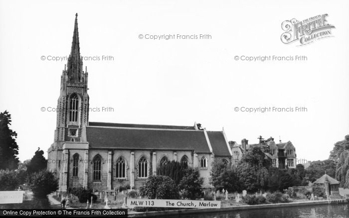 Photo of Marlow, All Saints Church c.1965