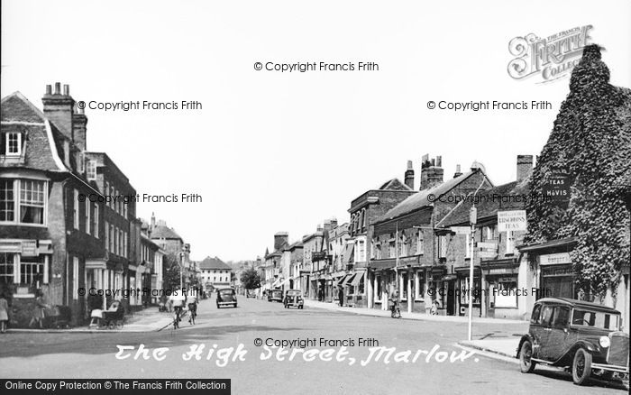 Photo of Marlow, High Street c.1955