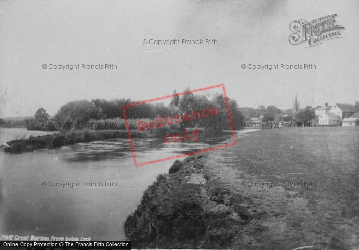 Photo of Marlow, Quarry Woods From The Lock 1890