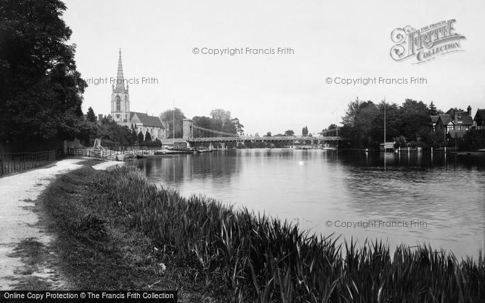 Photo of Marlow, The Bridge And Parish Church 1893