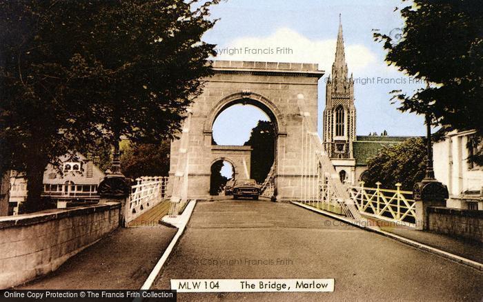 Photo of Marlow, The Bridge c.1965