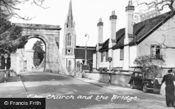 The Church And Bridge c.1955, Marlow