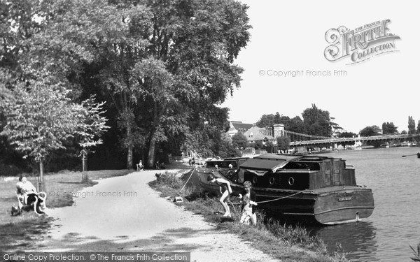 Photo of Marlow, The Embankment c.1955