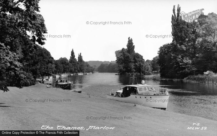 Photo of Marlow, The Thames c.1960