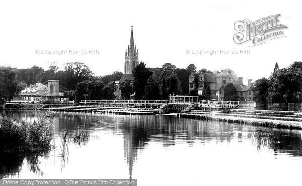 Photo of Marlow, The Weir 1901
