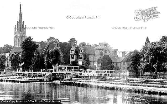 Photo of Marlow, The Weir 1901