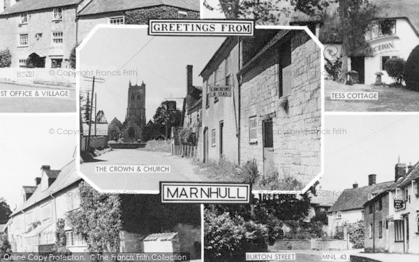Photo of Marnhull, Composite c.1960