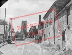 The Crown And Church c.1950, Marnhull