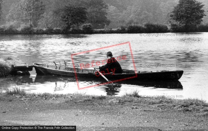 Photo of Marple Bridge, Rowing On Roman Lake c.1955