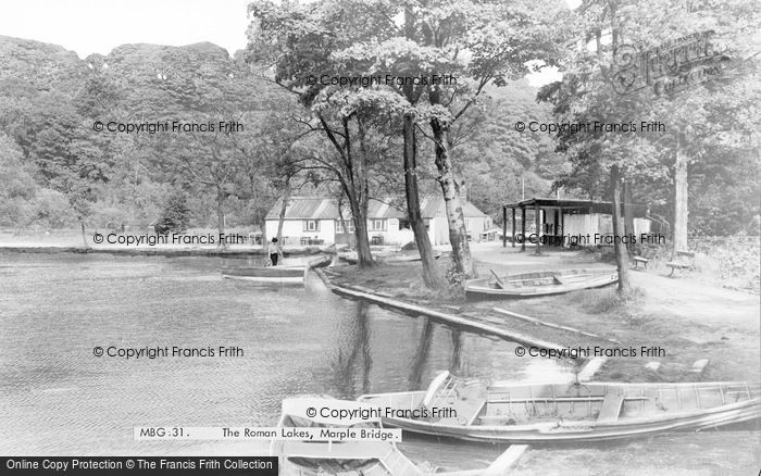 Photo of Marple Bridge, The Roman Lakes c.1965