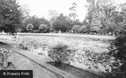 The Walled Garden, Brabyns Park Court Yard c.1965, Marple Bridge