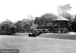 Park Bandstand And Memorial c.1955, Marsden