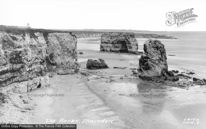Photo of Marsden, The Rocks c.1955