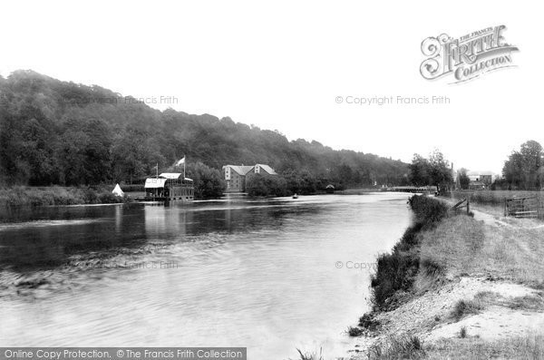 Photo of Marsh Lock, From Below Mills 1890