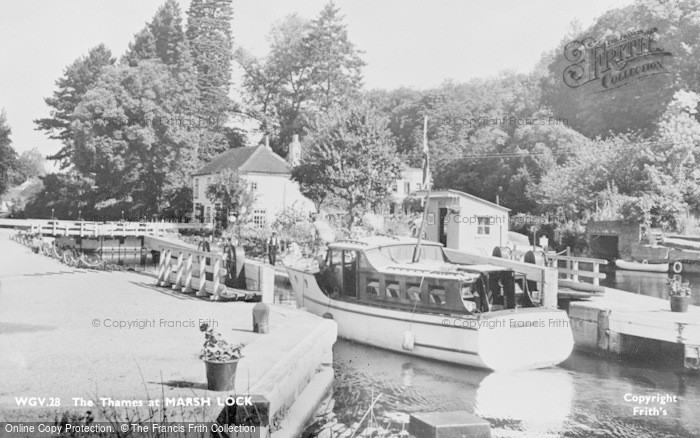 Photo of Marsh Lock, The Thames c.1955