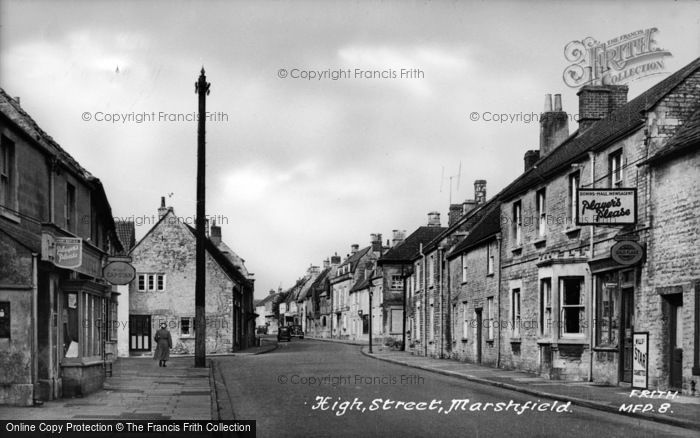Photo of Marshfield, High Street c.1955