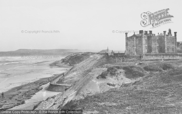 Photo of Marske By The Sea, Cliff House And Old Church  1932