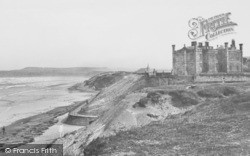 Marske-By-The-Sea, Cliff House And Old Church  1932, Marske-By-The-Sea