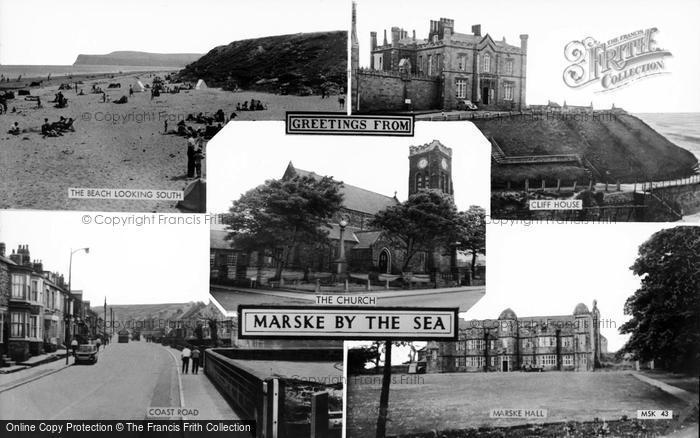 Photo of Marske By The Sea, Composite c.1960
