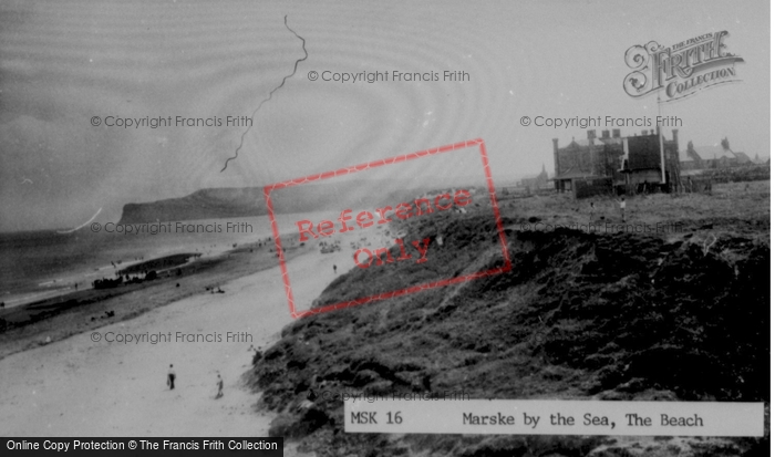 Photo of Marske By The Sea, The Beach c.1955