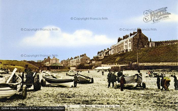 Photo of Marske By The Sea, The Beach c.1955