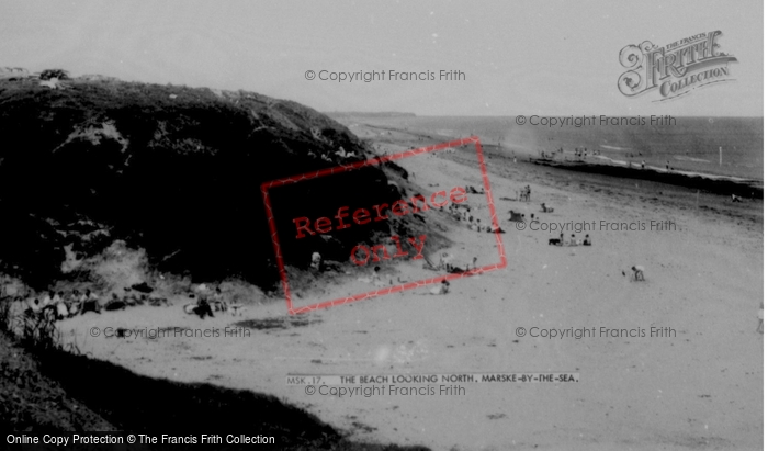 Photo of Marske By The Sea, The Beach Looking North c.1955