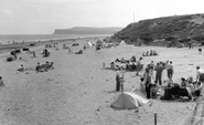 Marske-By-The-Sea, The Beach Looking South c.1955, Marske-By-The-Sea