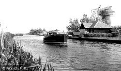 The Old Mill And Riverside Bungalows c.1960, Martham