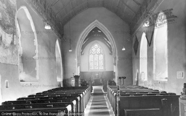 Photo of Martlesham, Church Interior c.1955