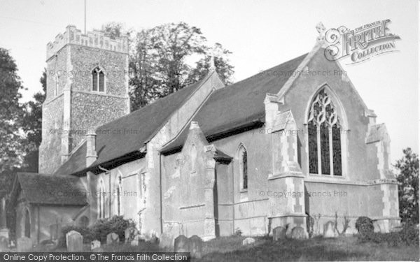 Photo of Martlesham, The Church c.1955
