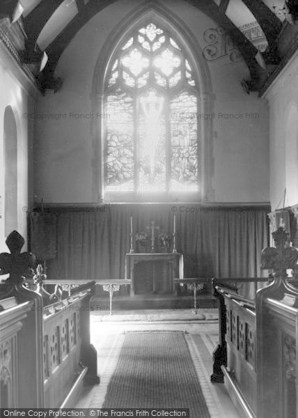 Photo of Martlesham, The Church, Chancel c.1955