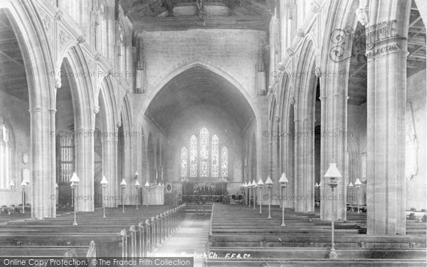 Photo of Martock, All Saints Church, Interior 1900