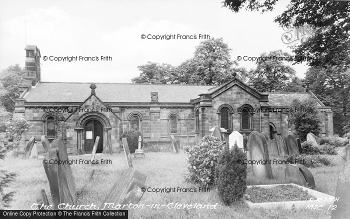 Photo of Marton In Cleveland, St Cuthbert's Church c.1955
