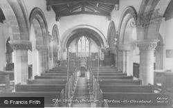 Marton-In-Cleveland, St Cuthbert's Church, Interior c.1955, Marton