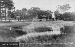 Marton-In-Cleveland, Stewart Park, Lily Pond c.1955, Marton