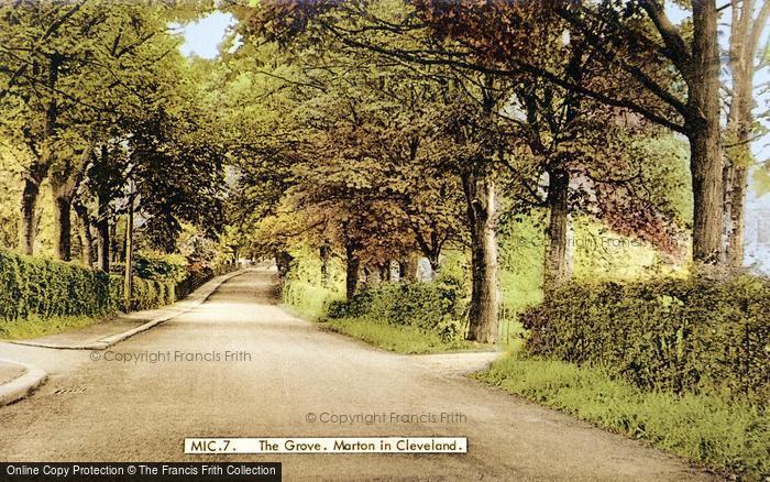Photo of Marton In Cleveland, The Grove c.1955