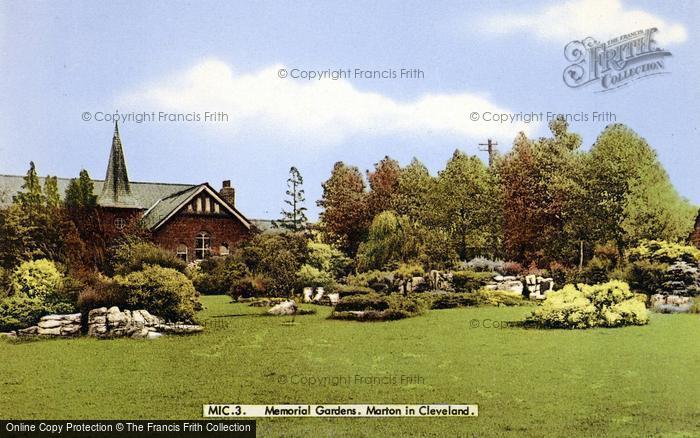 Photo of Marton In Cleveland, The Memorial Gardens c.1955